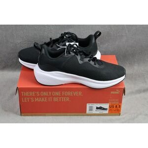Women's PUMA Skyrocket Shoes 8.5 Black Mesh Athletic Sneaker Cushioned